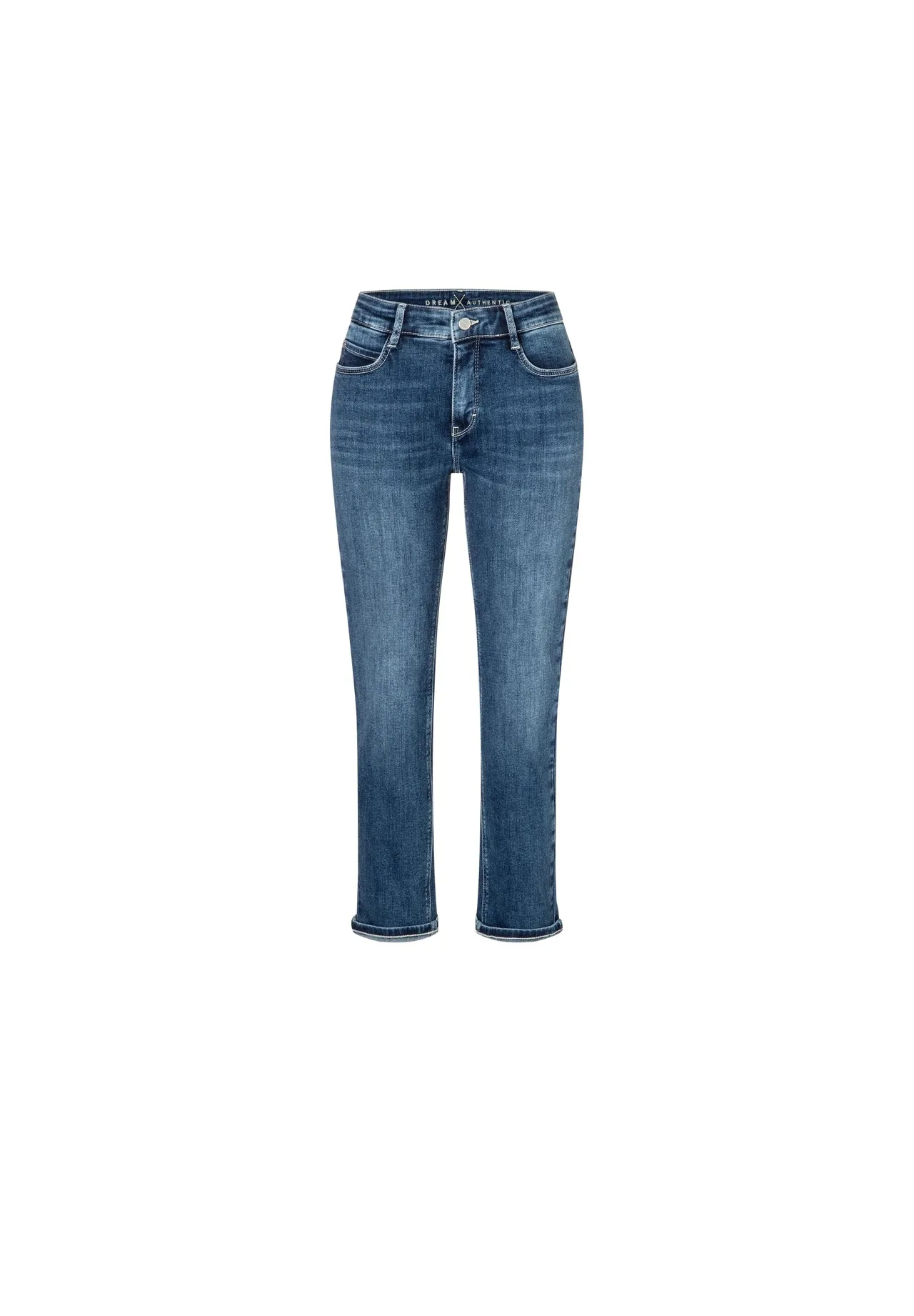 MAC Jeanshose, 5-Pocket, für Damen, blau, 38/27