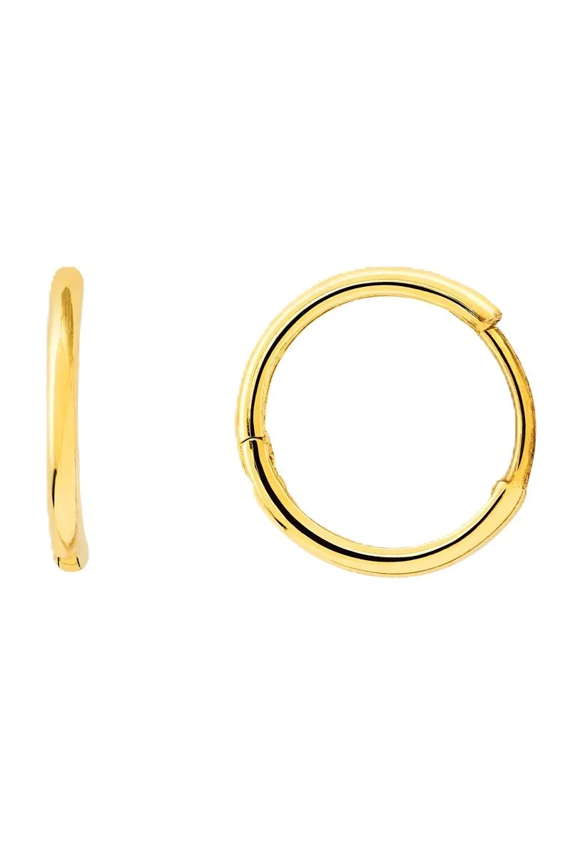 XENOX Damen Creolen, 375er Gelbgold, GELBGOLD
