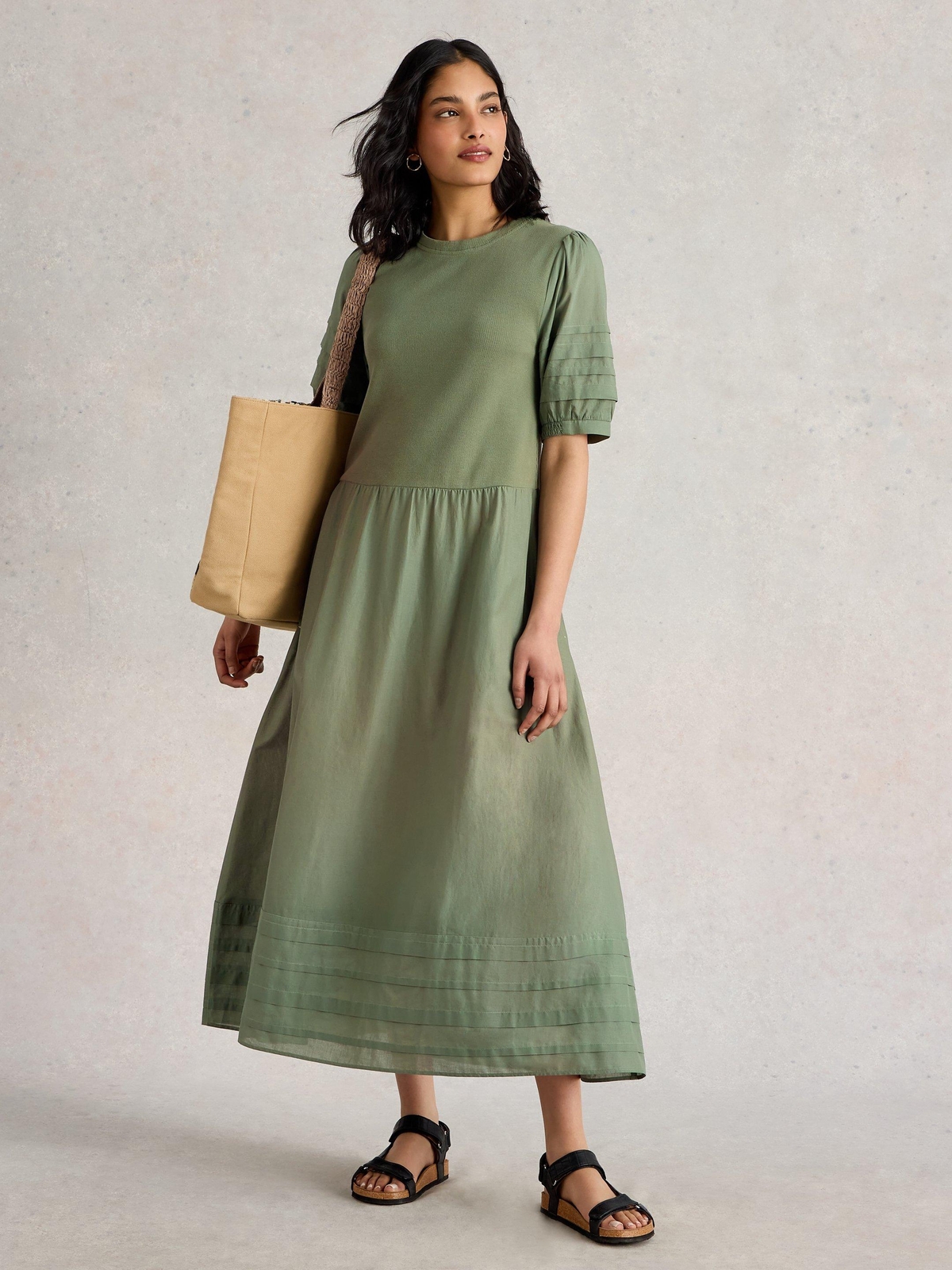 Kleid Claudia aus Materialmix - 52/R