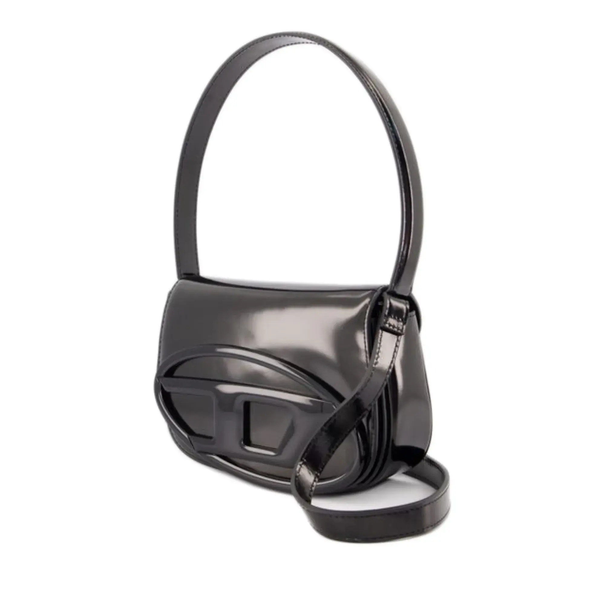 Diesel Hobo Bags - 1Dr Shoulder Bag - Leather - Black - Gr. unisize - in Schwarz - für Damen