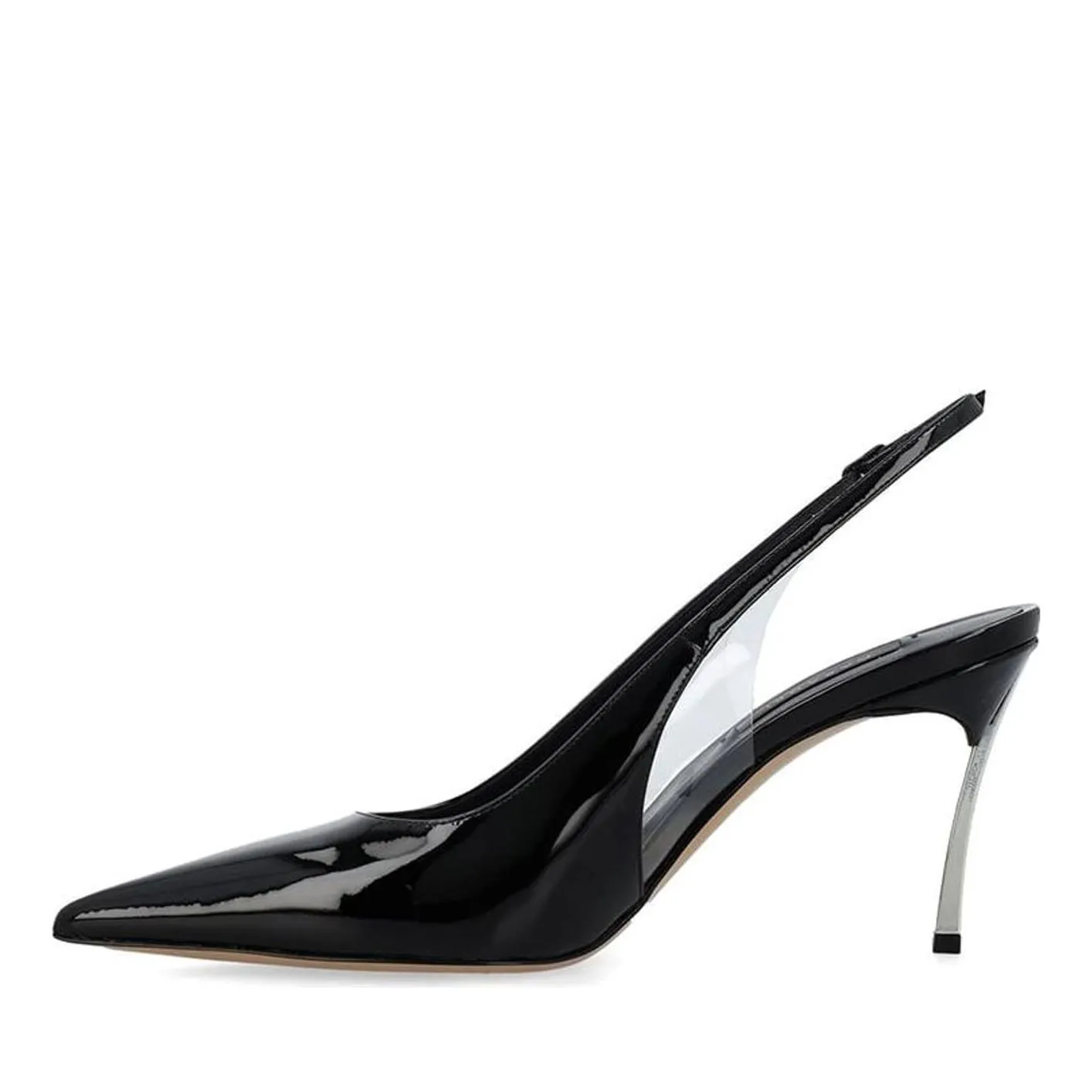 Casadei Hohe Schuhe - Black Leather Pumps - Gr. 40 (EU) - in Schwarz - für Damen