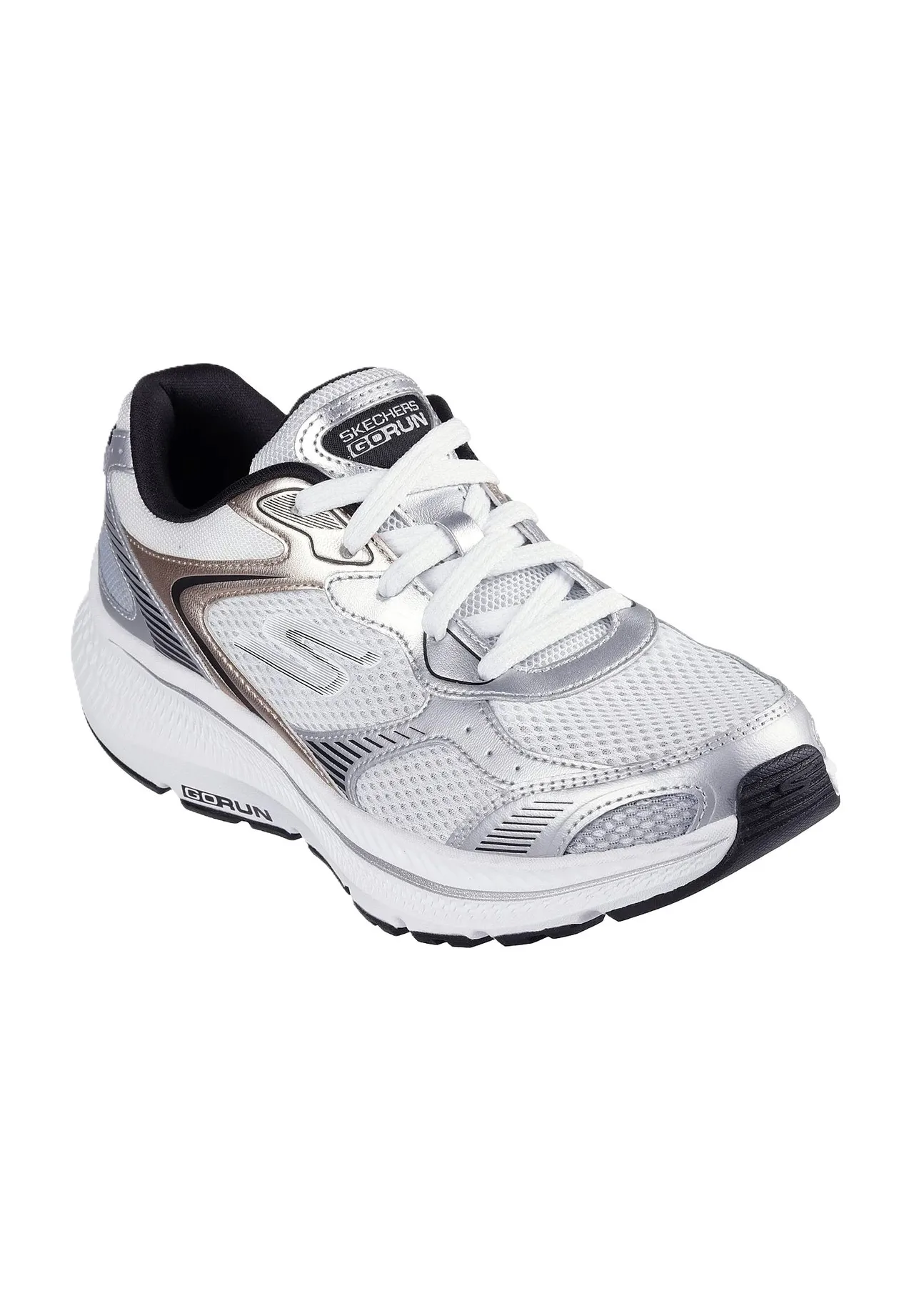 SKECHERS® Go Run Consistent 2.0 Laufschuhe, Gummisohle, Synthetikfutter, für Damen, weiß, 39